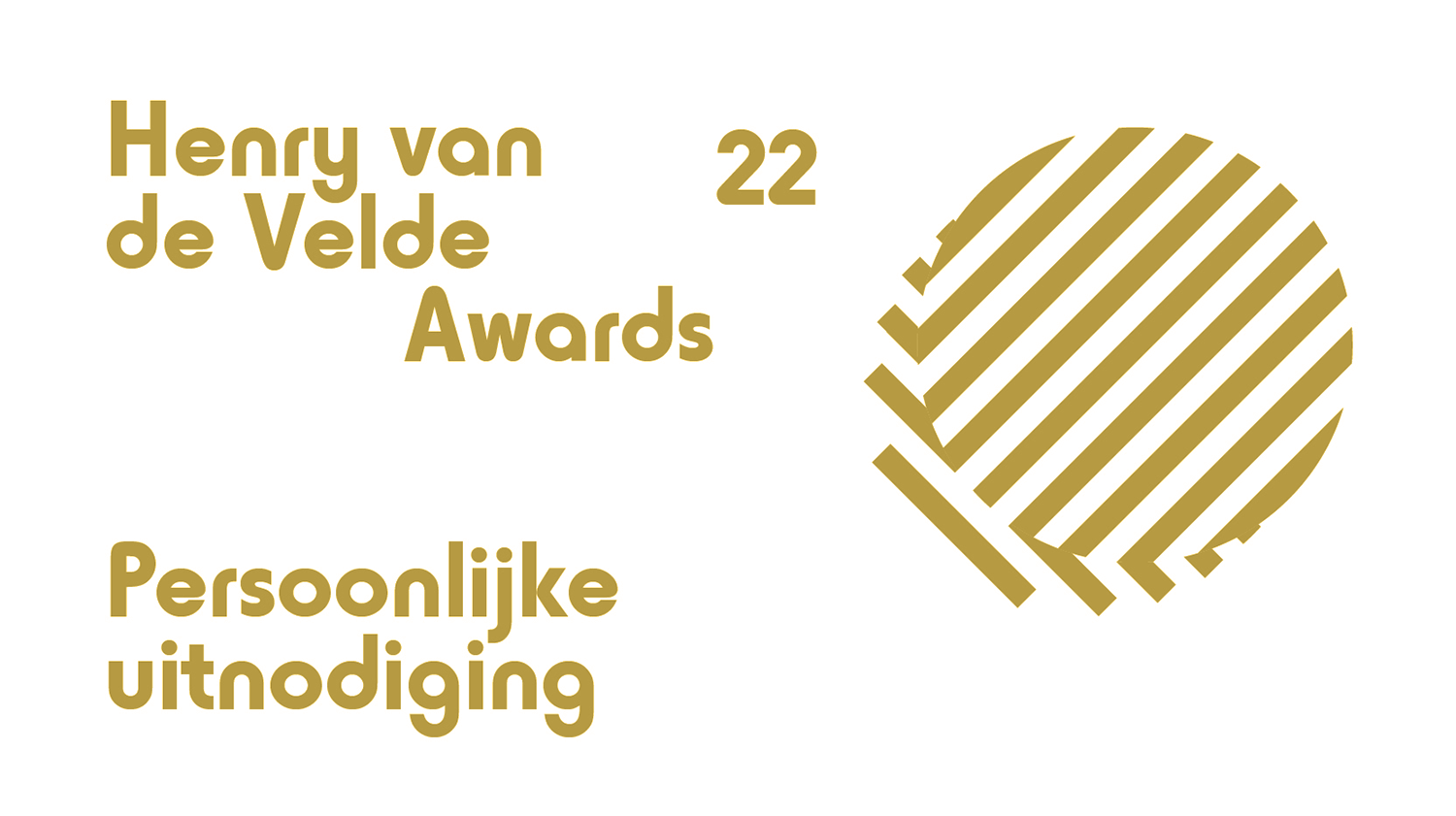 Henry van de Velde Awards logo